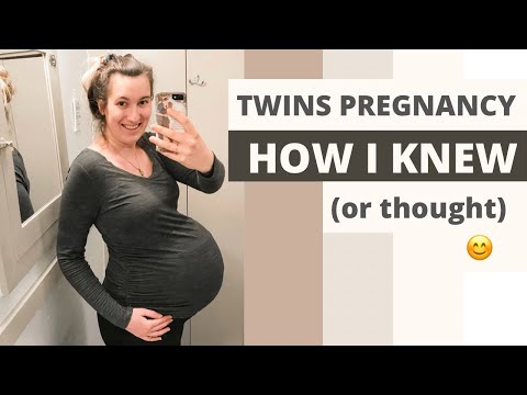 WHY I THOUGHT I WAS HAVING TWINS BEFORE MY FIRST ULTRASOUND | TWIN MOM | TWIN PREGNANCY SIGNS