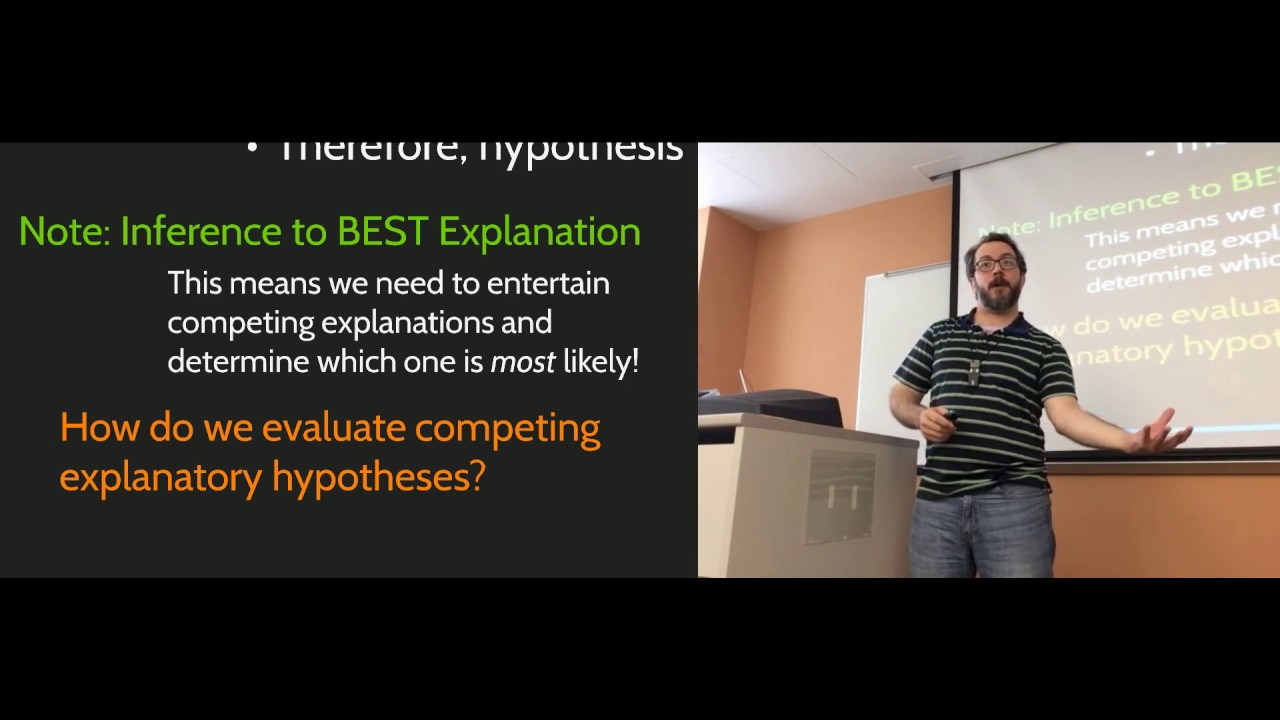 Abduction/Inference to Best Explanation