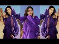 Mahlagha Jaberi S Purple Photoshoot Is A Lesson In Fashion