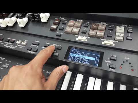 6- ROLAND AT 75 COMO REGISTRAR UM TIMBRE PRONTO COM O DRAWBAR.