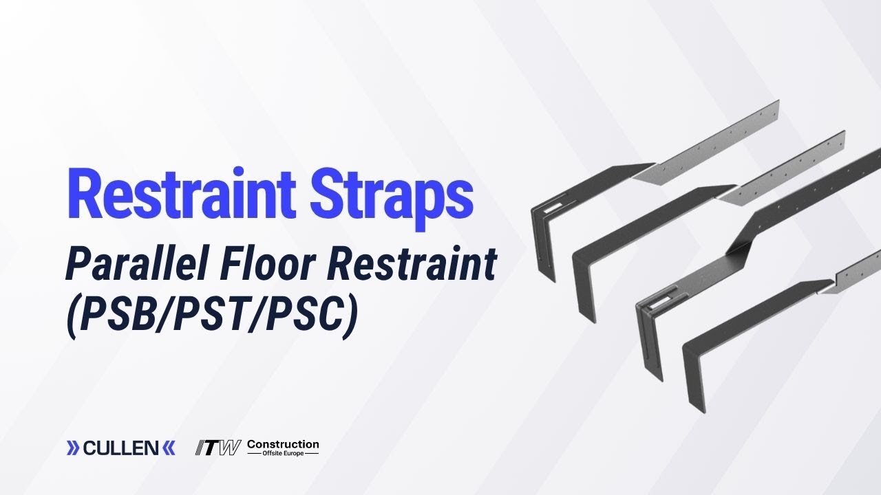 Cullen Restraint Straps: Parallel Floor Restraint (PSB/PST/PSC)