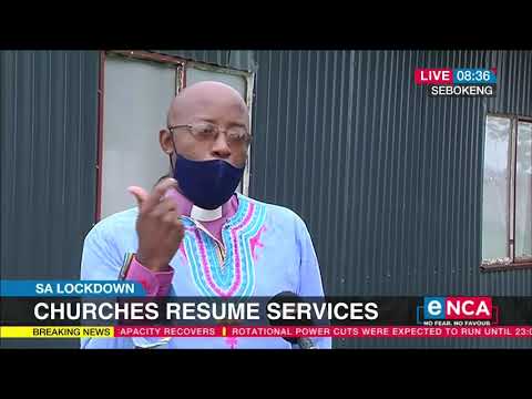 Churches resume services