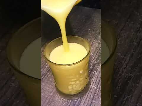 How to make Mango milk with simple ingredients  #shorts