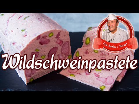 Wildschweinpastete imitiert selber machen - Wurst selber machen - Opa Jochen´s Rezept