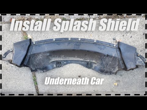 Install Lower Splash Shield Engine Cover Guard on Chrysler Dodge Cars
