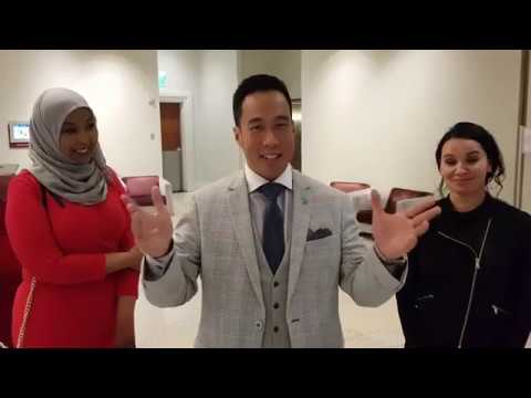 Ryan Hayashi Interviews His Fans in Arabic, Romanian and Italian at Loews Hotel in Hollywood