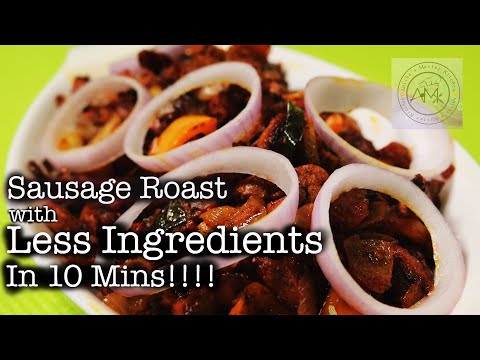 10 Minute Crispy and Spicy Sausage | Easy Method | Less Ingredients | Thaninadan Style | Ep: 31