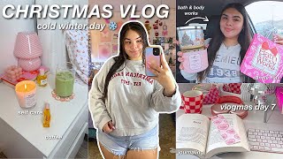 COZY CHRISTMAS VLOG ❄️ waking up at 4am,  journaling, self care & aesthetic vlog