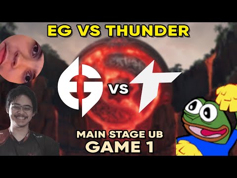 Casting EG vs Thunder Awaken, Main Stage UB Game 1, The International 2022