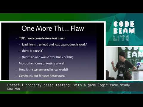 Lou Xun - Stateful property-based testing: with a game logic case study - Code BEAM Lite Berlin 18
