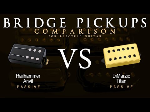 Railhammer ANVIL vs DiMarzio TITAN - Bridge Guitar Pickup Comparison Tone Demo