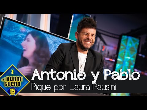 Antonio Orozco y Pablo López se pican por ser la persona favorita de Laura Pausini - El Hormiguero