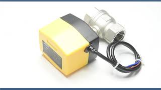 Motorised Ball Valve (Electric) - 2-Way DC - 1