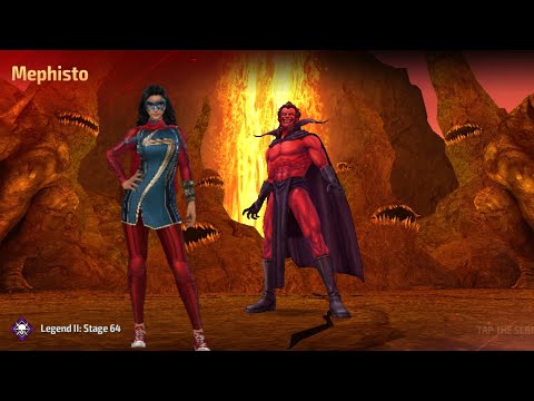 KAMALA KHAN IS BROKEN!!! MEPHISTO STAGE 64 WITH AN OBELISK - MARVEL FUTURE FIGHT