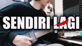 NOAH - Sendiri Lagi - Instrumental/Guitar Cover + Lirik | Part Gitar Lengkap