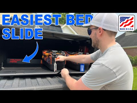 Trunck Tray Truck Bed Slide for Silverado - No Drill, Super Simple!