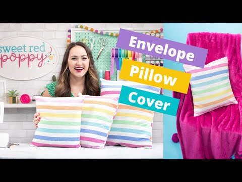How to Sew An Envelope Pillow Cover BEST TUTORIAL!!!