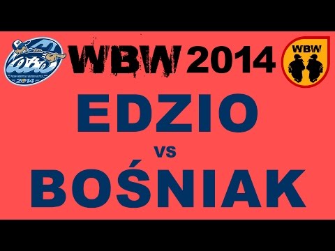 Edzio 🆚 Bośniak 🎤 WBW 2014 Gdańsk (freestyle rap battle) Finał