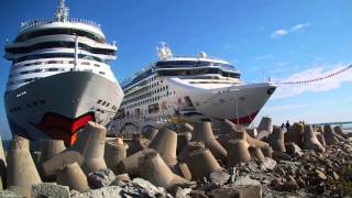 Leaving the Norwegian Star Cruise Ship and walking in Tallinn, Estonia