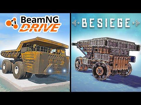 BeamNG drive mining dumper VS Besiege mining dumper - which is better?