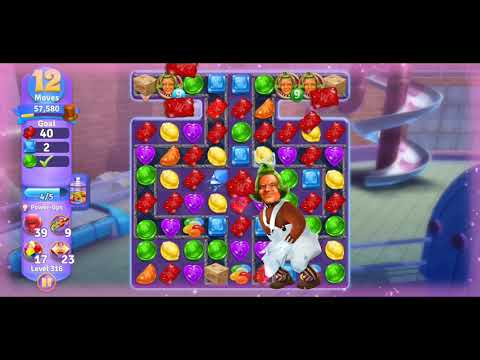 Willy Wonka's World of Candy - Level 316 Complete