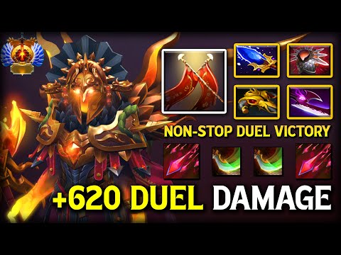 EPIC 620 DUEL DAMAGE  Legion Commander | Aghs Scepter + Silver Edge Build | Non-stop Victory DotA2