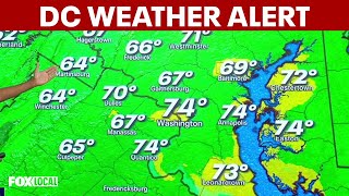 DC Weather: Severe storms possible ahead of UFC Freedom 250