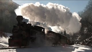 preview picture of video 'Winter Steam in Vaser Valley - part 1 - Bavaria'