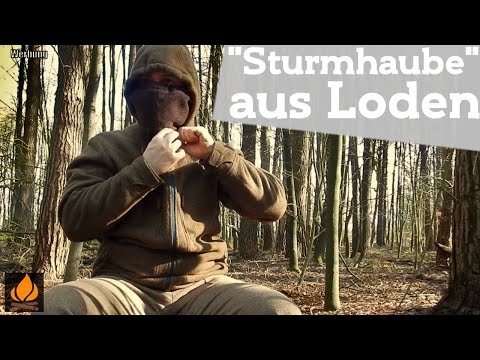 Frostbeule von Waldkauz - Die Loden Sturmhaube | Bushcraft ohne Plastik
