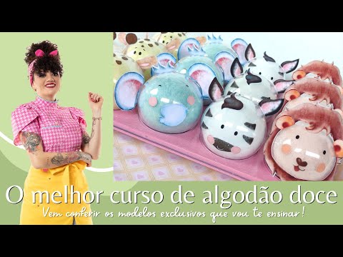 Aprenda a Fazer Algodão Doce Gourmet e Personalizado | Curso Algodão Doce | Doce Maria CA
