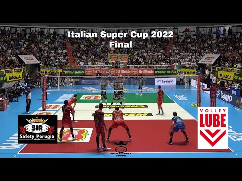 León vs De Cecco - Game Sound - Perugia vs Lube - Italian Del Monte Super Cup 2022 - Highlights