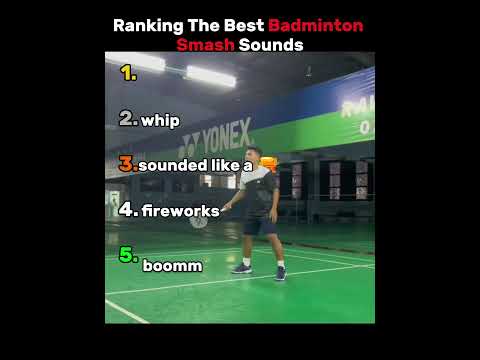 Ranking Badminton Smash Sounds