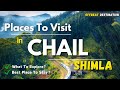 Chail Tourist Places | Chail Himachal Pradesh | Chail Shimla | Chail Palace Shimla | Chail