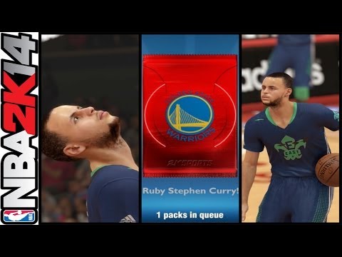 NBA 2K14 PS4 MyTEAM Mode RTTP - Ruby Steph Curry Goes Crazy VS. The Clippers