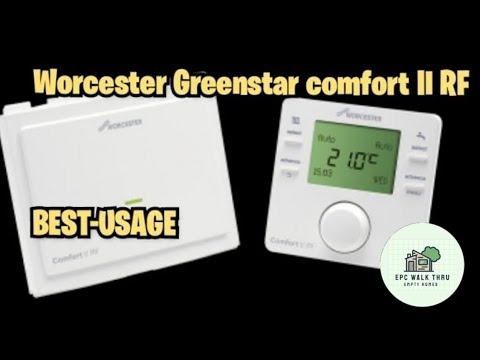 How to Use Worcester Comfort II 2 Wireless Room Thermostat