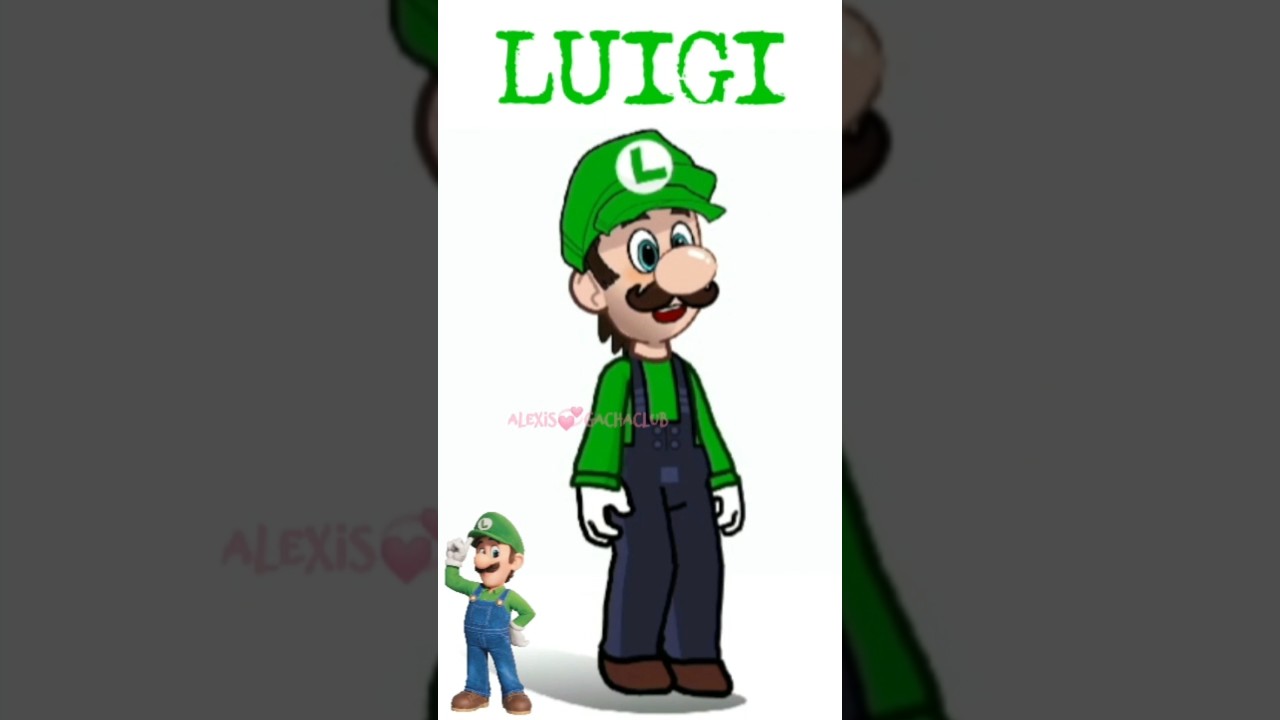 💞LUIGI (SUPER MARIO) in Gacha Life 2💞 #mario #gacha #gl2 #shorts #fyp