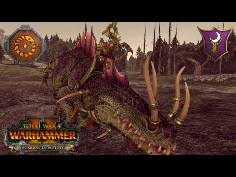 NEW SKINK ORACLE Is A Master Assassin. Lizardmen, Silence & The Fury DLC Total War Warhammer 2. MP