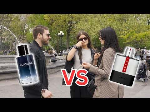 Dior Sauvage Eau De Toilette vs Prada Luna Rossa Carbon (Fragrance Battle Womens Reactions)