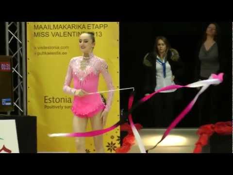 Miss Valentine 2013 FIG RG World Cup 9.2.2013 Ribbon Marina Durunda AZE