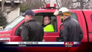 preview picture of video 'Kathleen house fire leaves one dead, ruled accidental'