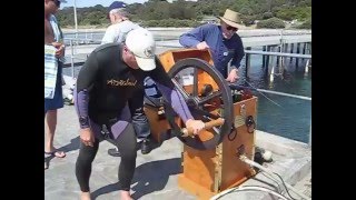 Antique Diving: First dive with the Greg's restored Heinke pump Antique Diving: First dive with the Greg's restored Heinke pump