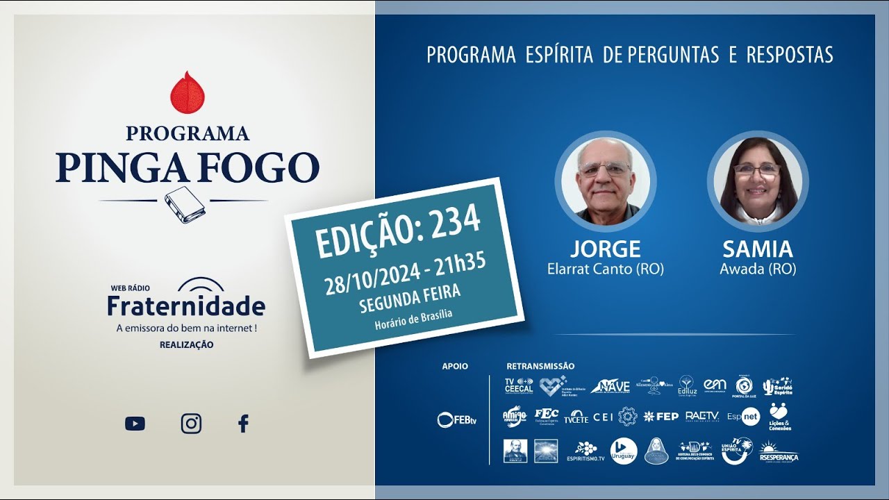 #234 Pinga Fogo com Jorge Elarrat e Samia Awada