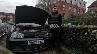 MK4 GOLF GTI AUX BELT AND TENSIONER REPLACEMENT