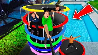 KTO OSTATNI ZEJDZIE Z WIEŻY TRAMPOLIN WYGRYWA 5000 ZŁ! KTO OSTATNI ZEJDZIE Z WIEŻY TRAMPOLIN WYGRYWA 5000 ZŁ!