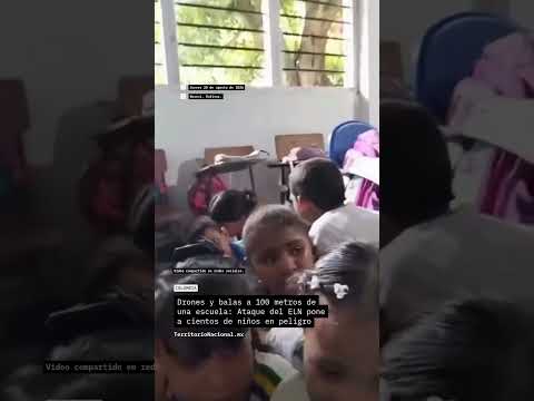 Un ataque contra una estación de Policía, perpetrado con drones