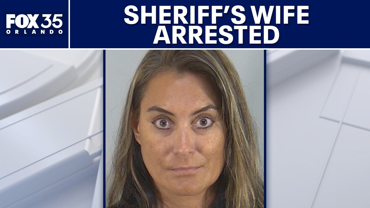 Wife of suspended Osceola County Sheriff arrested