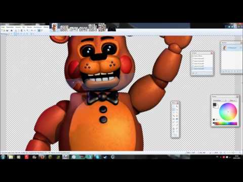 Фнаф компьютерная графика стараемся создать (withered toy freddy)