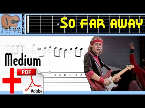 Dire Straits - So Far Away Guitar Tab