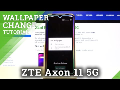 Install Live Galaxy Wallpaper in ZTE Axon 11 5G