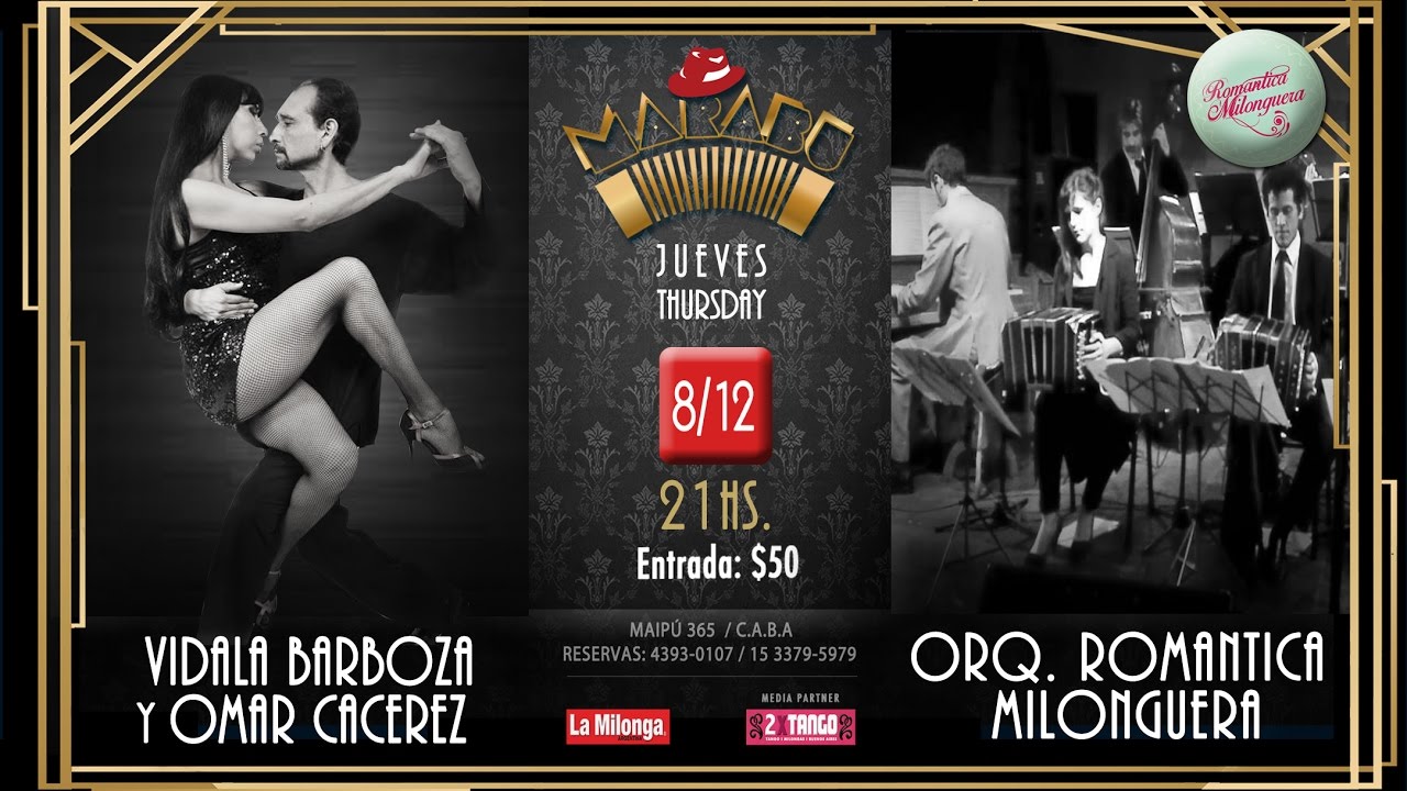 ►MARABU / 15 DIC - Bailan:  VIDALA BARBOZA Y OMAR CACEREZ